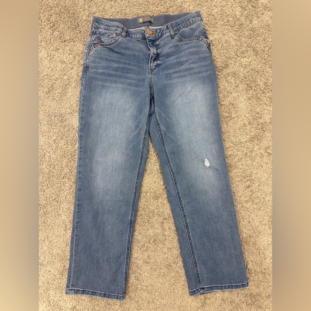 Democracy Women's Straight Leg Jeans - Light Blue